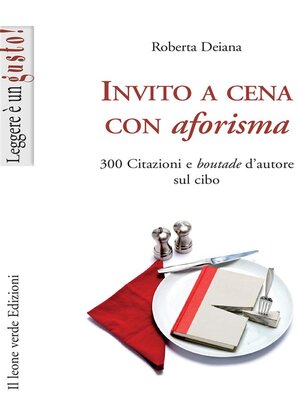 cover image of Invito a cena con aforisma